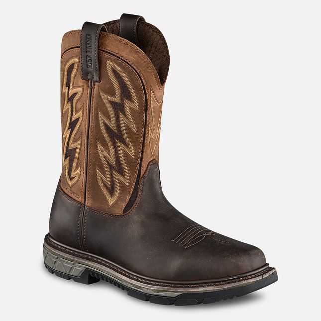 Red Wing Rio Flex 11-inch, Pull-On Vanntette Sko Herre Brune | 5187-XVCMZ