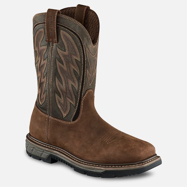 Red Wing Rio Flex 11-inch Vanntette, Pull-On Arbeidsstøvler Herre Brune | 0578-QCWFM