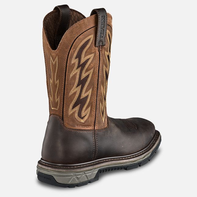 Red Wing Rio Flex 11-inch Vanntette, Pull-On Arbeidsstøvler Herre Brune | 8503-FPYQA