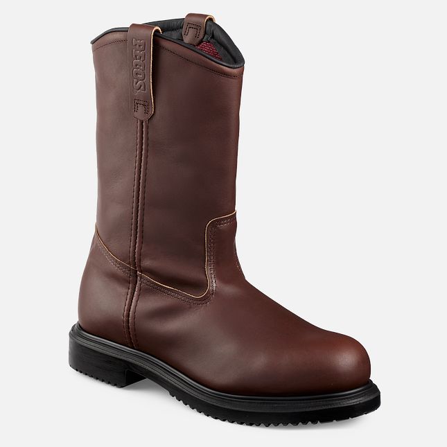 Red Wing Supersole® 11-inch Insulated Pull-On Arbeidsstøvler Herre Brune | 9847-MLYAO