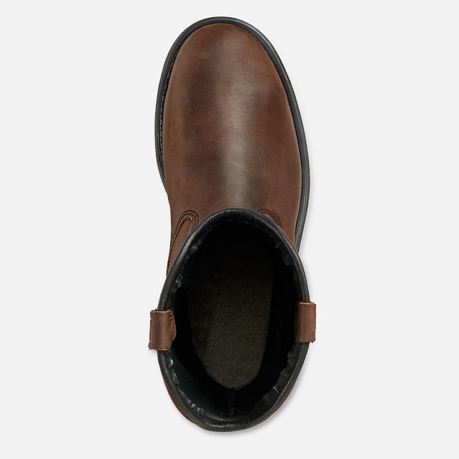 Red Wing Supersole® 11-inch Metguard Pull-On Vanntette Sko Herre Brune | 0572-LKUMH