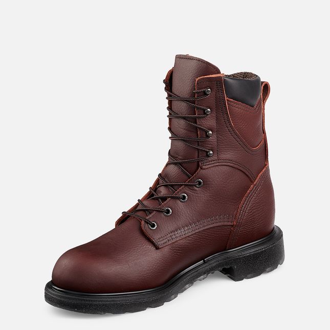 Red Wing Supersole® 2.0 8-inch Vanntette Arbeidsstøvler Herre Brune | 0537-VBJZR