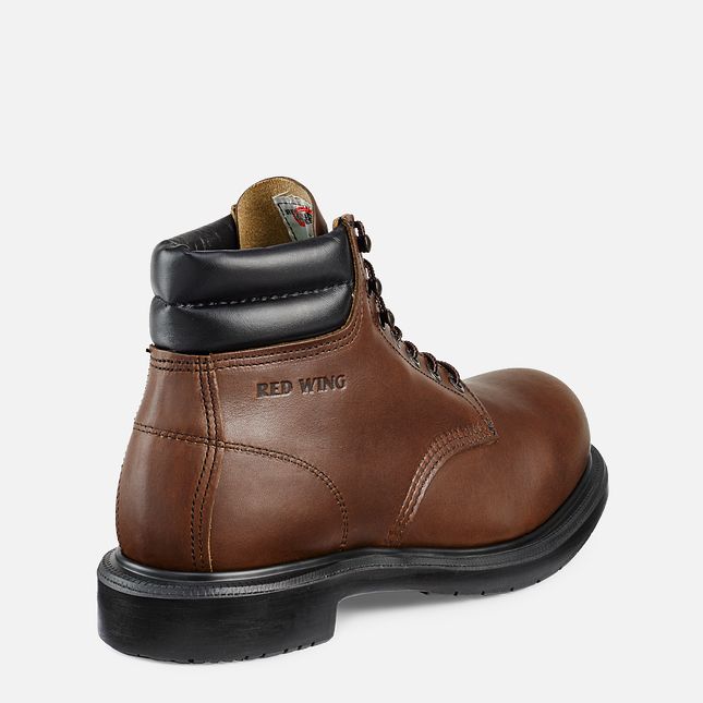 Red Wing Supersole® 6-inch Arbeidsstøvler Herre Brune | 9821-FYUNT