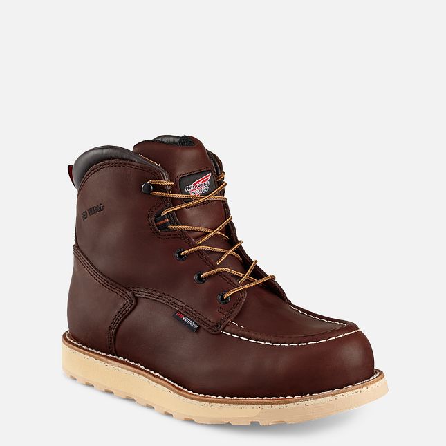 Red Wing Traction Tred 6-inch Vanntette Arbeidsstøvler Herre Brune | 1705-RDSEM