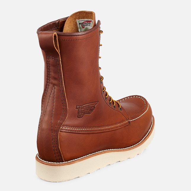 Red Wing Traction Tred 8-inch Arbeidsstøvler Herre Brune | 5086-FXERO