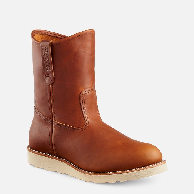 Red Wing Traction Tred 9-inch Pull-On Arbeidsstøvler Herre Brune | 4850-RJWOT