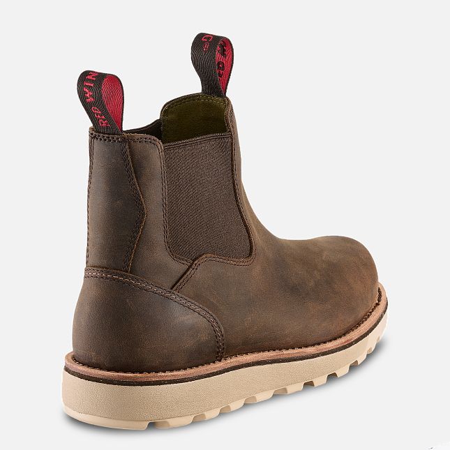 Red Wing Traction Tred Lite 5-Inch Chukka Arbeidsstøvler Herre Brune | 2509-MPQHS