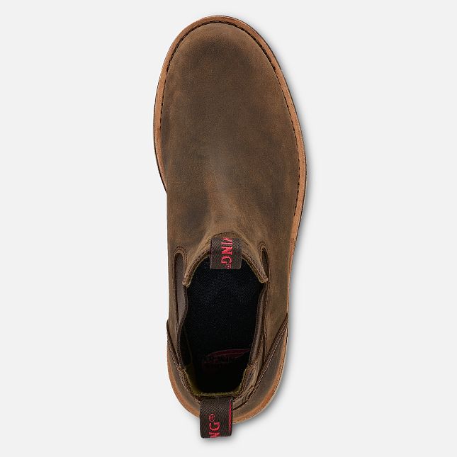 Red Wing Traction Tred Lite 5-Inch Chukka Arbeidsstøvler Herre Brune | 2509-MPQHS