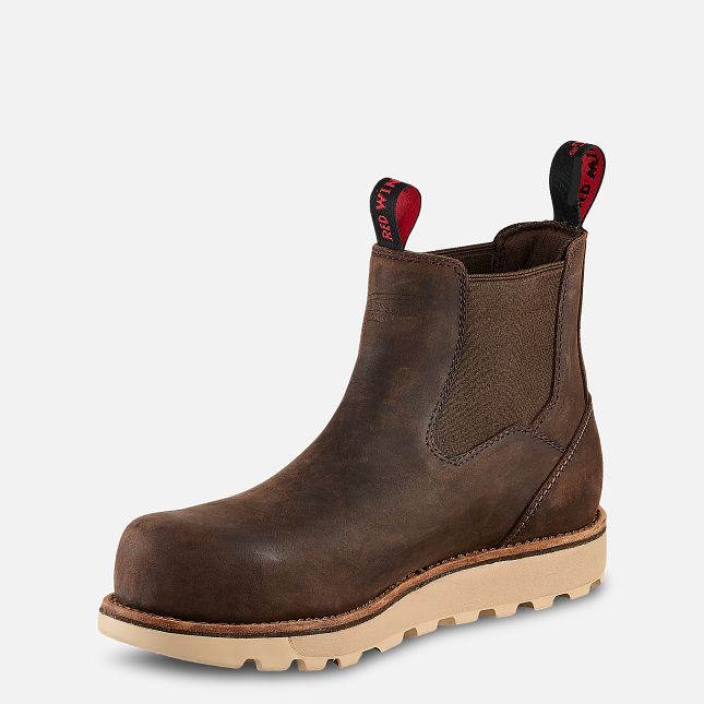 Red Wing Traction Tred Lite 5-Inch Chukka Vernesko Herre Brune | 7109-GZKRE