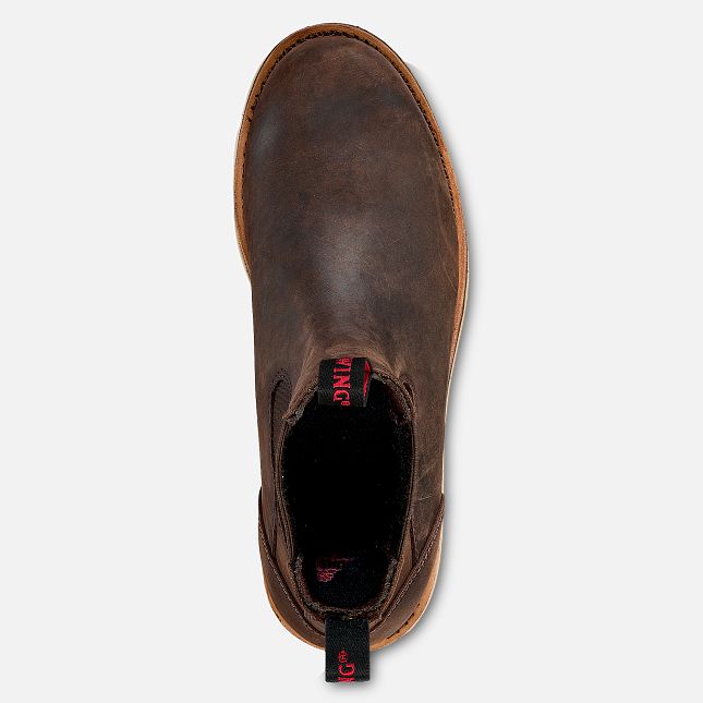 Red Wing Traction Tred Lite 5-Inch Chukka Vernesko Herre Brune | 7109-GZKRE