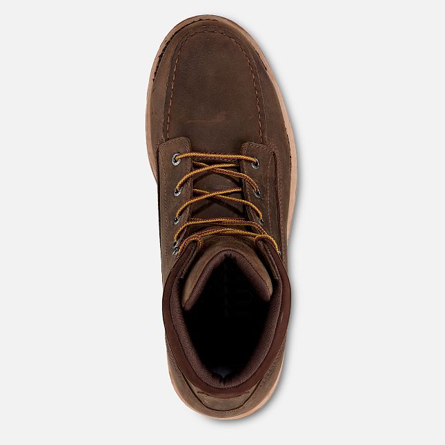 Red Wing Traction Tred Lite 6-inch Vanntette Sko Herre Brune | 0129-YCWIL