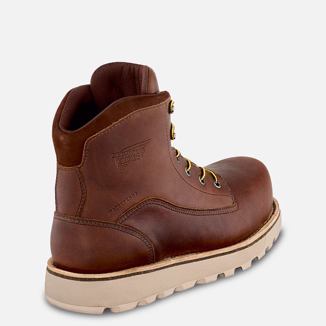 Red Wing Traction Tred Lite 6-inch Vanntette Vernesko Herre Brune | 0831-GECKV