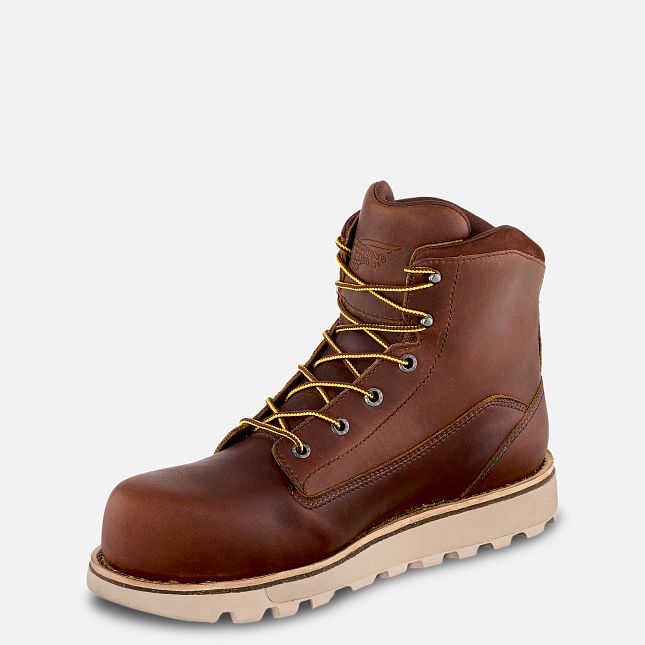 Red Wing Traction Tred Lite 6-inch Vanntette Vernesko Herre Brune | 0831-GECKV