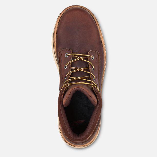 Red Wing Traction Tred Lite 6-inch Vanntette Vernesko Herre Brune | 0831-GECKV