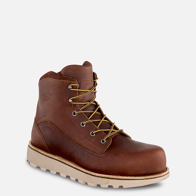 Red Wing Traction Tred Lite 6-inch Vanntette Vernesko Herre Brune | 0831-GECKV