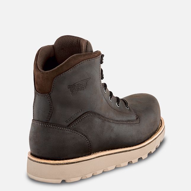 Red Wing Traction Tred Lite 6-inch Vanntette Arbeidsstøvler Herre Brune | 1467-ENZLF