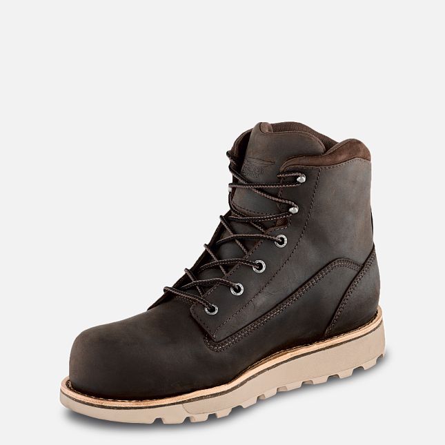 Red Wing Traction Tred Lite 6-inch Vanntette Arbeidsstøvler Herre Brune | 1467-ENZLF