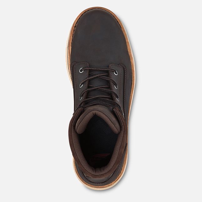 Red Wing Traction Tred Lite 6-inch Vanntette Arbeidsstøvler Herre Brune | 1467-ENZLF