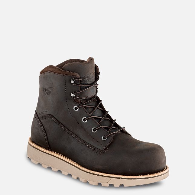 Red Wing Traction Tred Lite 6-inch Vanntette Arbeidsstøvler Herre Brune | 1467-ENZLF