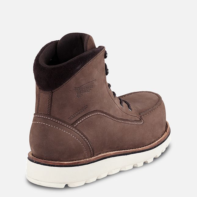 Red Wing Traction Tred Lite 6-inch Vanntette Vernesko Dame Brune | 2587-YLQWB