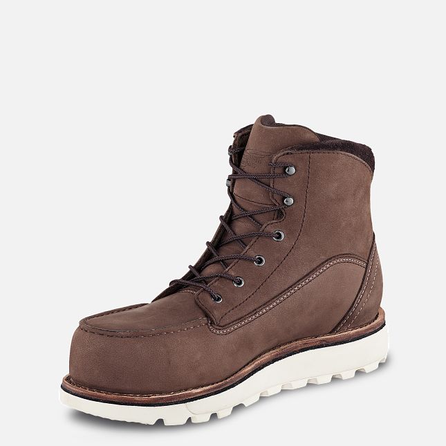 Red Wing Traction Tred Lite 6-inch Vanntette Vernesko Dame Brune | 2587-YLQWB