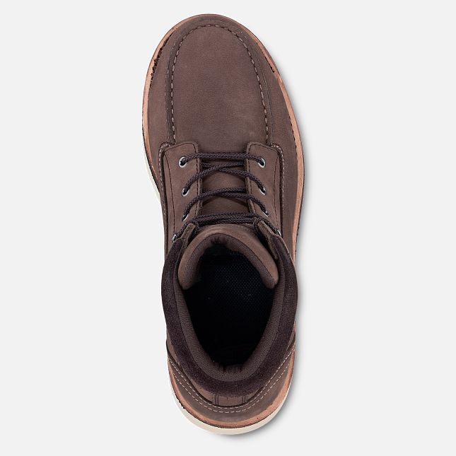 Red Wing Traction Tred Lite 6-inch Vanntette Vernesko Dame Brune | 2587-YLQWB