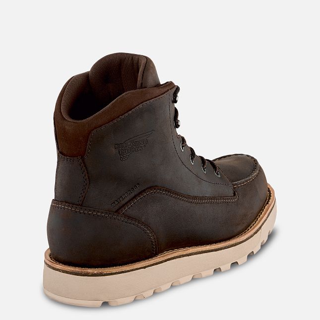 Red Wing Traction Tred Lite 6-inch Vanntette Arbeidsstøvler Herre Brune | 3185-LBTEO