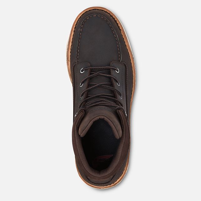 Red Wing Traction Tred Lite 6-inch Vanntette Arbeidsstøvler Herre Brune | 3185-LBTEO