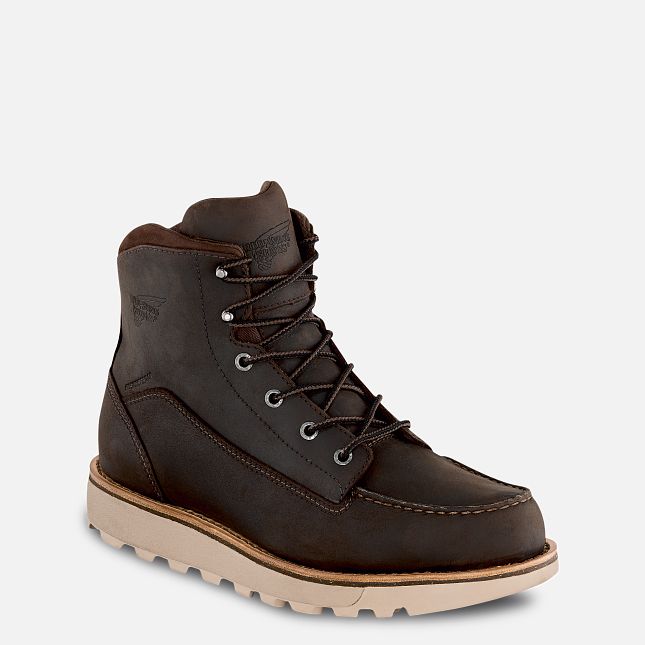 Red Wing Traction Tred Lite 6-inch Vanntette Sko Herre Brune | 6175-YVZXK