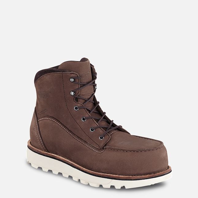 Red Wing Traction Tred Lite 6-inch Vanntette Arbeidsstøvler Dame Brune | 8043-RCDEO