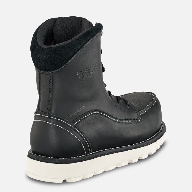 Red Wing Traction Tred Lite 8-inch Vanntette CSA Vanntette Sko Dame Svarte | 0193-EWSZP