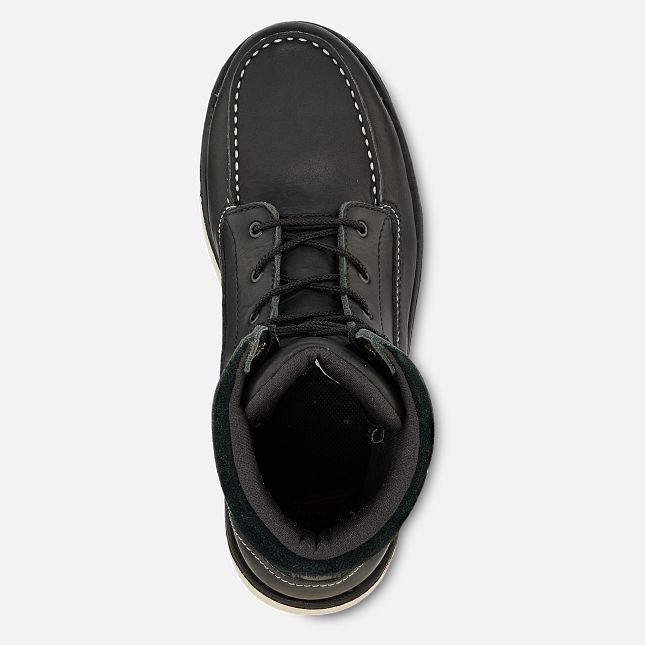 Red Wing Traction Tred Lite 8-inch Vanntette CSA Vanntette Sko Dame Svarte | 0193-EWSZP