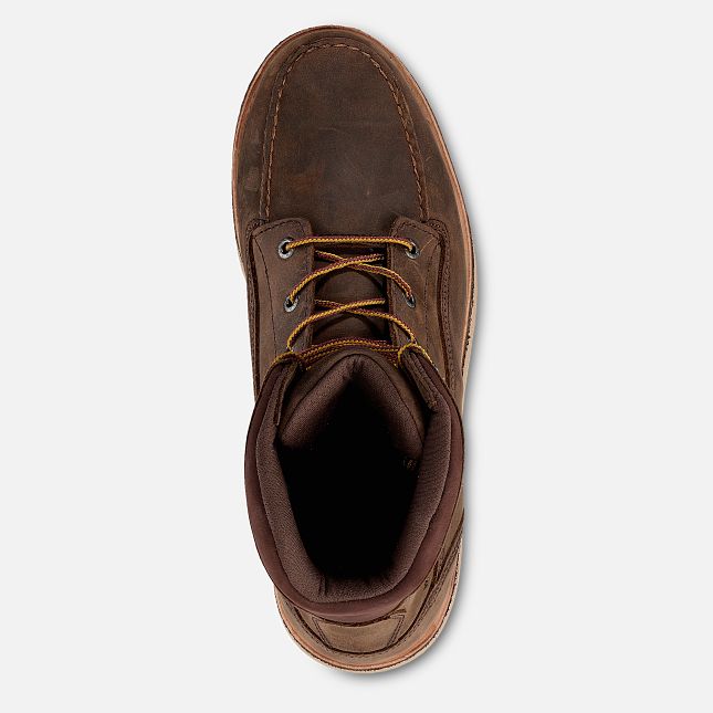 Red Wing Traction Tred Lite 8-inch Vanntette Vernesko Herre Brune | 3021-BQUNZ