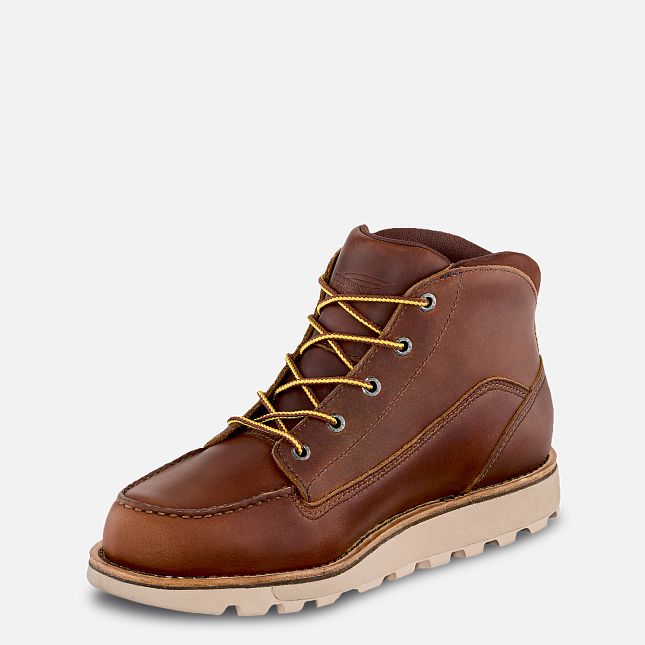 Red Wing Traction Tred Lite Chukka Vanntette Sko Herre Brune | 8063-UFTEG