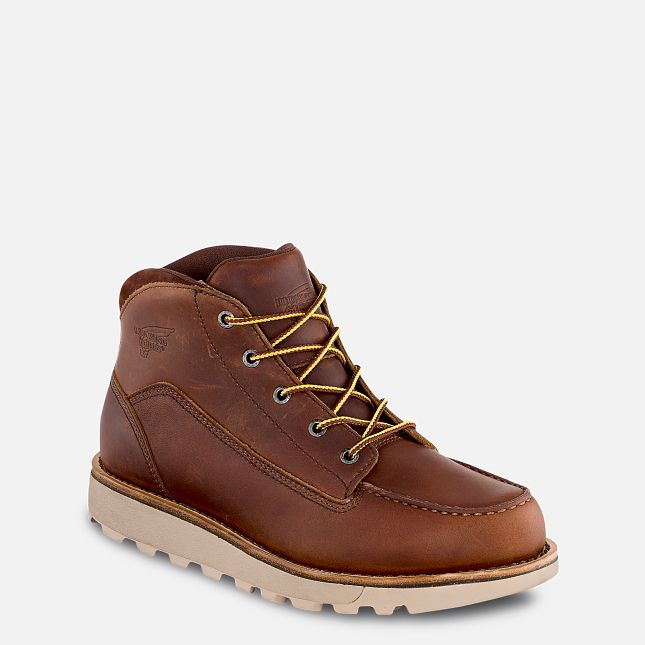 Red Wing Traction Tred Lite Chukka Vanntette Sko Herre Brune | 8063-UFTEG