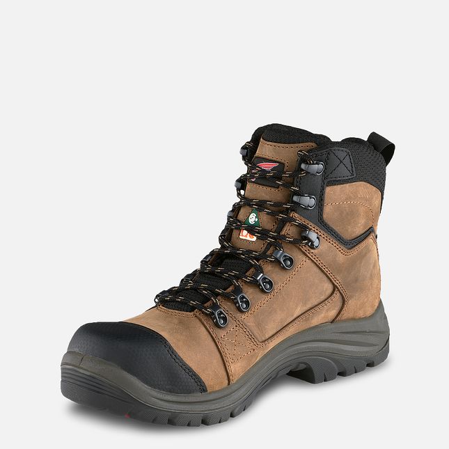 Red Wing Tradesman 6-inch CSA Vanntette Sko Herre Brune | 0531-HKJNU