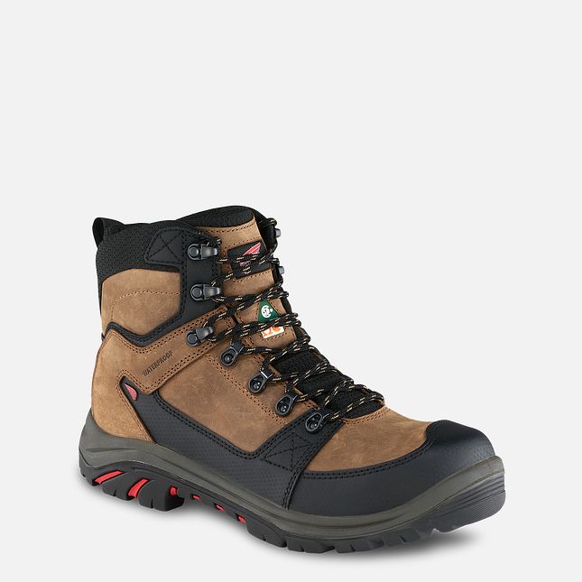 Red Wing Tradesman 6-inch CSA Vanntette Sko Herre Brune | 0531-HKJNU