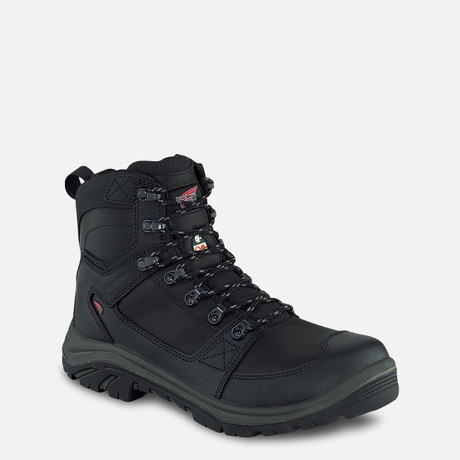 Red Wing Tradesman 6-inch Side-Zip CSA Vanntette Sko Herre Svarte | 6291-JMBCG