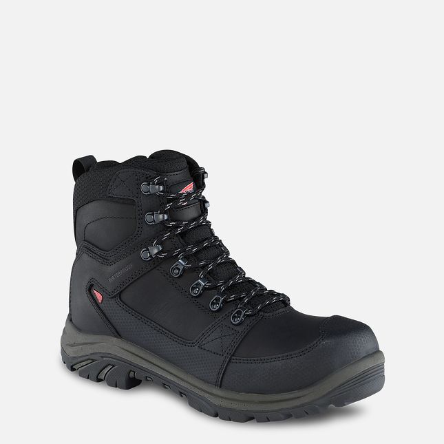 Red Wing Tradesman 6-inch Side-Zip Vanntette Sko Herre Svarte | 1697-GAFUJ