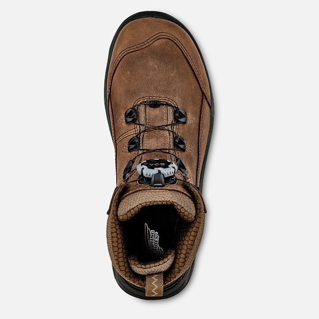 Red Wing Tradeswoman 6-inch Vanntette Arbeidsstøvler Dame Brune | 0893-HCFMT