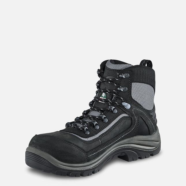 Red Wing Tradeswoman 6-inch Vanntette CSA Hiker Vernesko Dame Svarte Grå | 0673-NARID