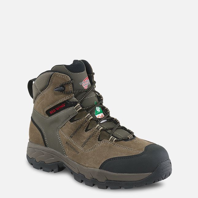 Red Wing Truhiker 6-inch Vanntette CSA Hiker Arbeidssko Herre Grå | 2561-WBSFP