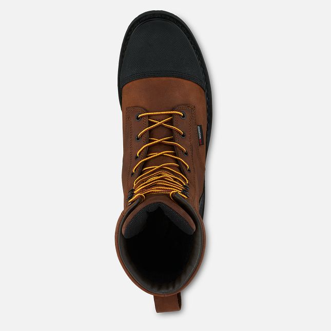 Red Wing Truwelt 10-inch Metguard Vanntette Sko Herre Brune | 7023-QYZBE