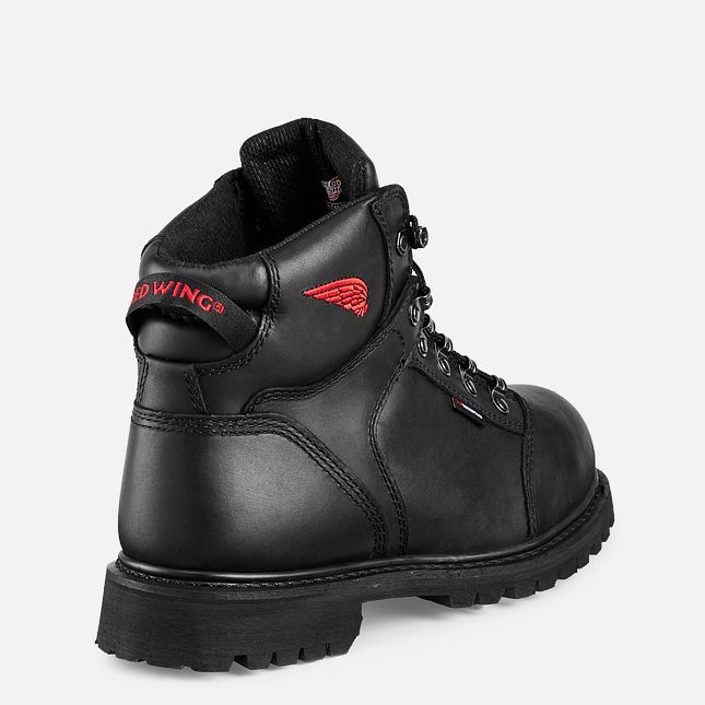 Red Wing Truwelt 6-inch Vanntette Sko Herre Svarte | 4287-VUWJA