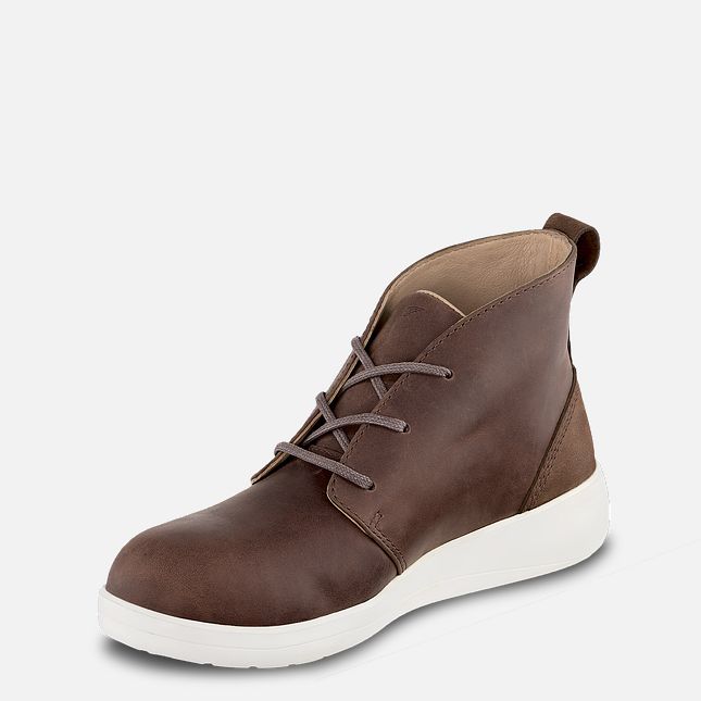 Red Wing Zero-G Lite Sikkerhets Tå Chukka Vernesko Dame Brune | 1509-GDJFX