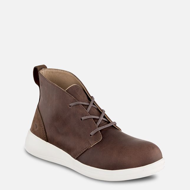 Red Wing Zero-G Lite Sikkerhets Tå Chukka Vernesko Dame Brune | 1509-GDJFX