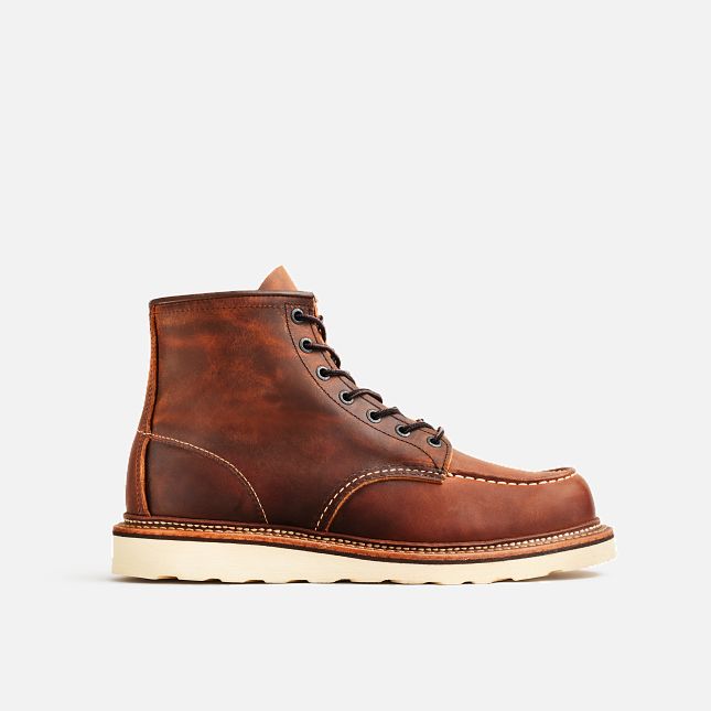 Red Wing 6-Inch in Copper Rough & Tough Lær Heritage Støvler Herre Kopper | 3278-NMAVP