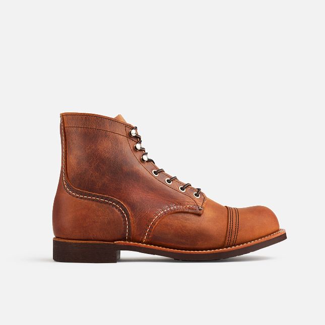 Red Wing 6-Inch in Copper Rough & Tough Lær Heritage Sko Herre Kopper | 7453-WCNFQ