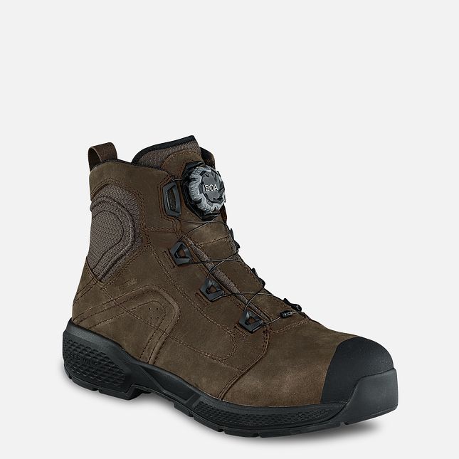 Red Wing Exos Lite 6-inch Vanntette Arbeidsstøvler Herre Brune | 4682-RAUEZ