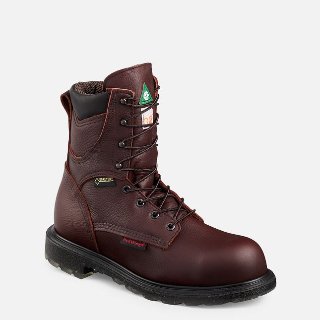 Red Wing Supersole® 2.0 8-inch Insulated, Vanntette CSA Arbeidsstøvler Herre Brune | 3854-VQYIH